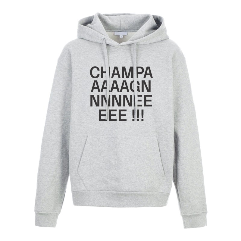 Sweat shirt à Capuche - Hoodie - Imprimé citation - humour citation champagne