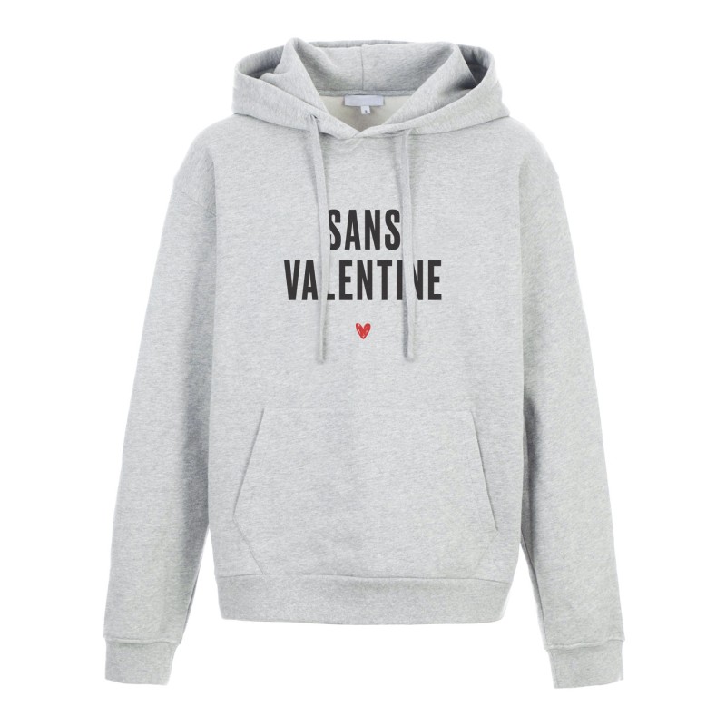 Sweat shirt à Capuche - Hoodie - Imprimé citation - humour amour Sans valentine