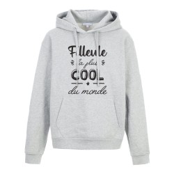 Sweat shirt à Capuche - Hoodie - Imprimé citation - humour Filleule la plus cool du monde