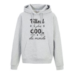Sweat shirt à Capuche - Hoodie - Imprimé citation - humour Filleul le plus cool du monde