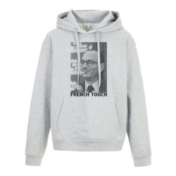 Sweat shirt à Capuche - Hoodie - Imprimé citation - Jacques chirac french touch
