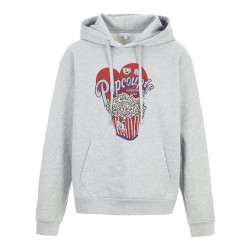 Sweat shirt à Capuche - Hoodie - Imprimé citation - illustration Pop corn