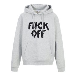 Sweat shirt à Capuche - Hoodie - Imprimé citation - illustration Graphiti Fuck off