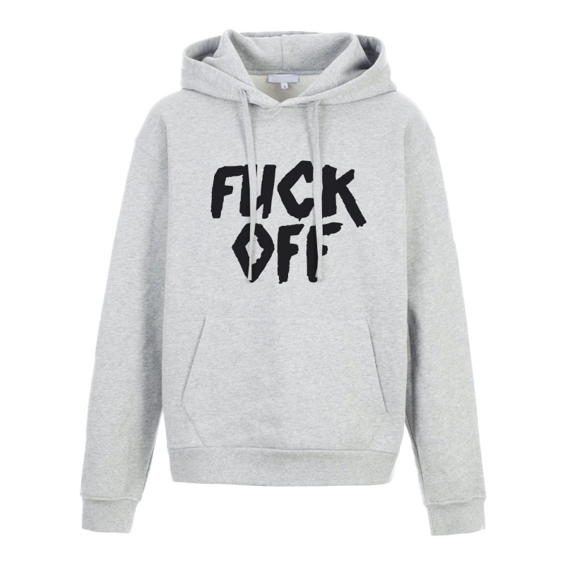 Sweat shirt à Capuche - Hoodie - Imprimé citation - illustration Graphiti Fuck off