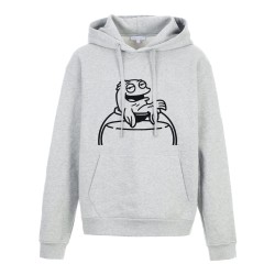Sweat shirt à Capuche - Hoodie - Imprimé citation - illustration klaus