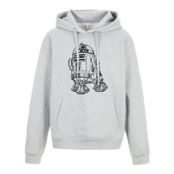 Sweat shirt à Capuche - Hoodie - Imprimé citation - illustration cinéma R2d