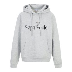 Sweat shirt à Capuche - Hoodie - Imprimé citation - Papa poule