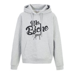Sweat shirt à Capuche - Hoodie - Imprimé citation - Ma biche
