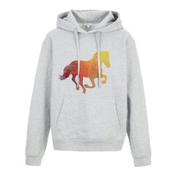 Sweat shirt à Capuche - Hoodie - Imprimé citation - illustration Cheval