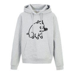 Sweat shirt à Capuche - Hoodie - Imprimé citation - illustration cinéma Cochon