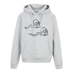 Sweat shirt à Capuche - Hoodie - Imprimé citation - illustration cinéma spermatozoïdes
