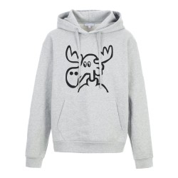 Sweat shirt à Capuche - Hoodie - Imprimé citation - illustration cinéma cartoon Cerf