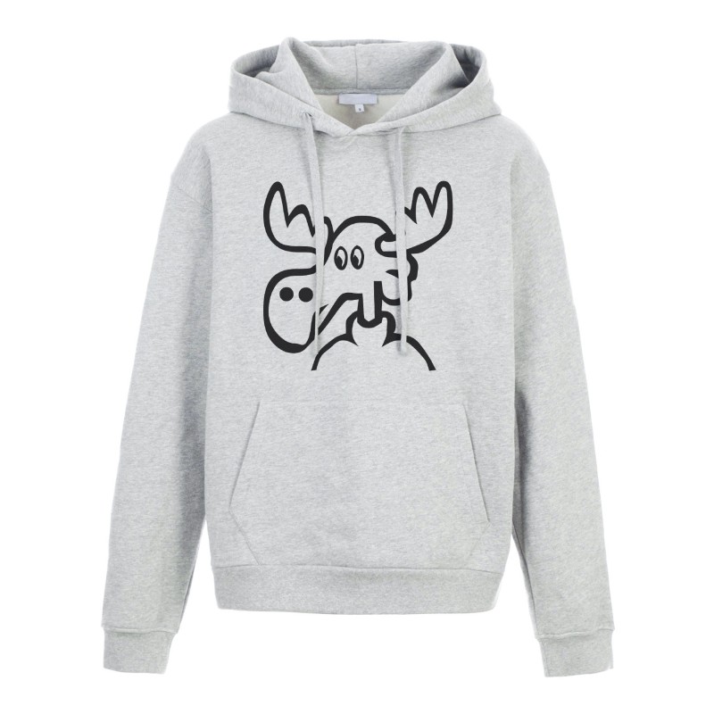 Sweat shirt à Capuche - Hoodie - Imprimé citation - illustration cinéma cartoon Cerf