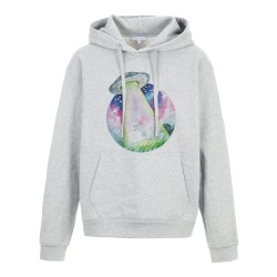 Sweat shirt à Capuche - Hoodie - Imprimé citation - Illustration ovnis