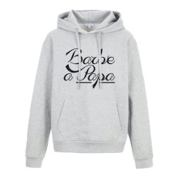 Sweat shirt à Capuche - Hoodie - Imprimé citation - Barbe a papa