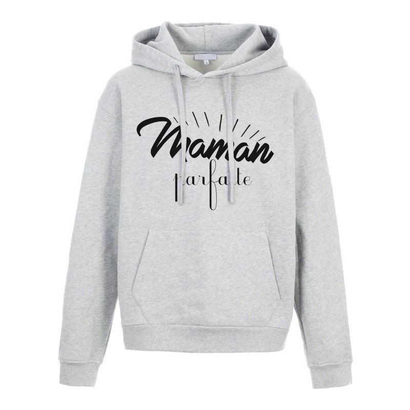 Sweat shirt à Capuche - Hoodie - Imprimé citation - Maman parfaite