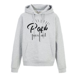 Sweat shirt à Capuche - Hoodie - Imprimé citation - Papi parfait