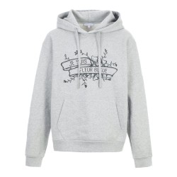 Sweat shirt à Capuche - Hoodie - Imprimé citation - Je suis fleur bleue
