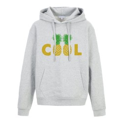 Sweat shirt à Capuche - Hoodie - Imprimé citation - illustration Ananas