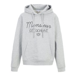 Sweat shirt à Capuche - Hoodie - Imprimé citation - Monsieur attachiant