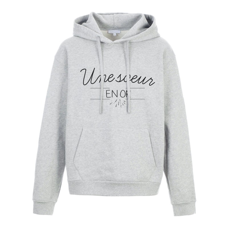 Sweat shirt à Capuche - Hoodie - Imprimé citation - Une soeur en or
