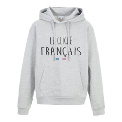 Sweat shirt à Capuche - Hoodie - Imprimé citation - Le cliché francais