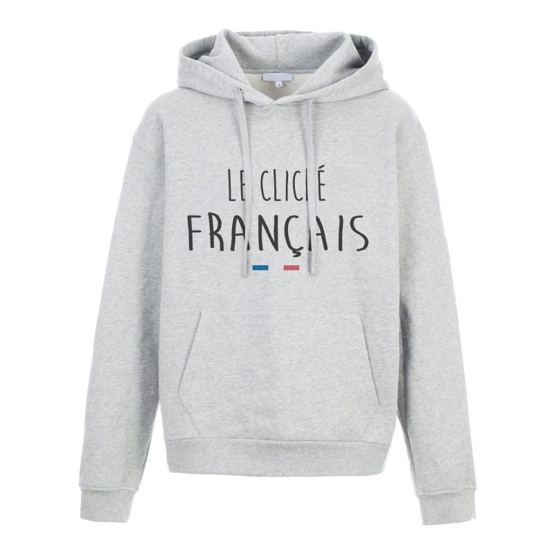 Sweat shirt à Capuche - Hoodie - Imprimé citation - Le cliché francais