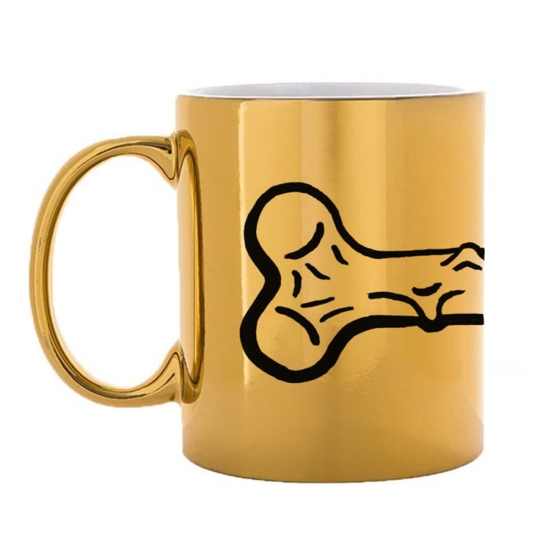 Mug tasse céramique - Couleur Or - Imprimé illustration d'artiste - Penis
