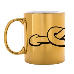 Mug tasse céramique - Couleur Or - Imprimé illustration d'artiste - Penis