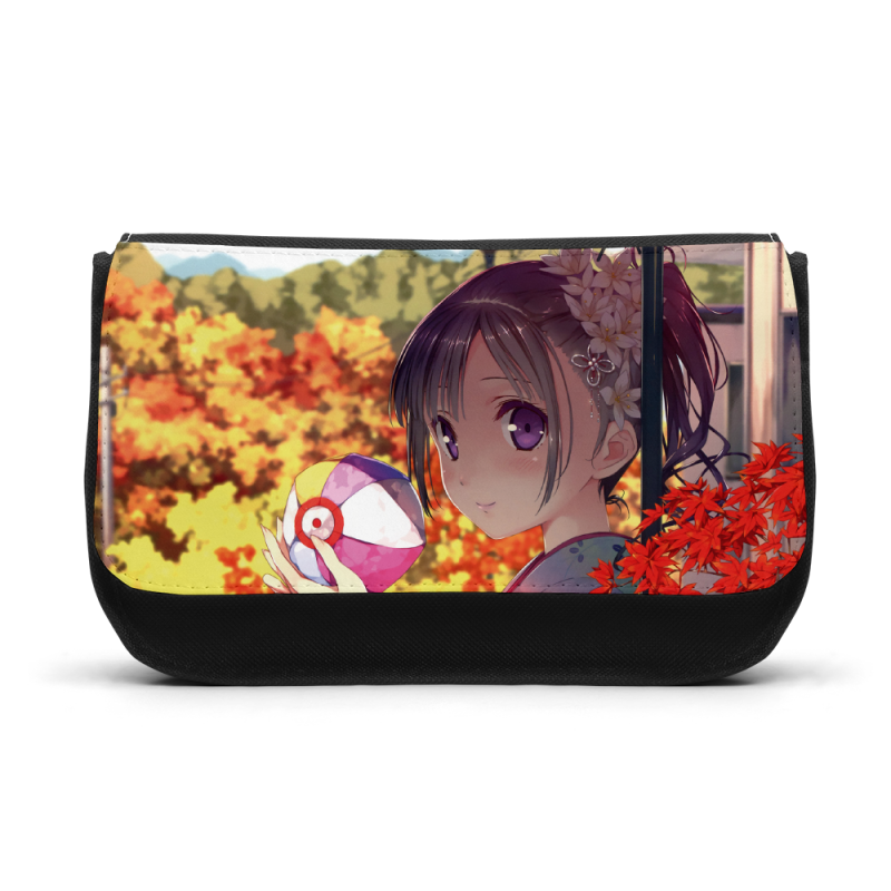 Trousse à Crayons - Rentrée scolaire école - imprimé Manga girl girl