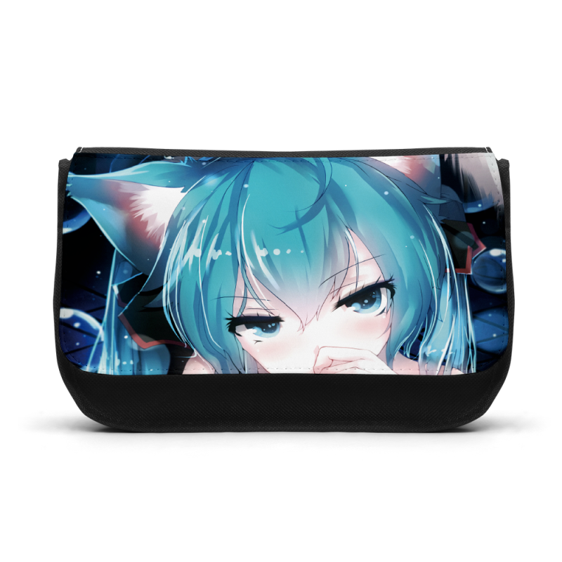 Trousse à Crayons - Rentrée scolaire école - imprimé Manga anime chat