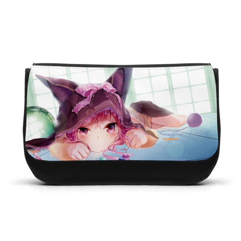 Trousse à Crayons - Rentrée scolaire école - imprimé Manga anime girl