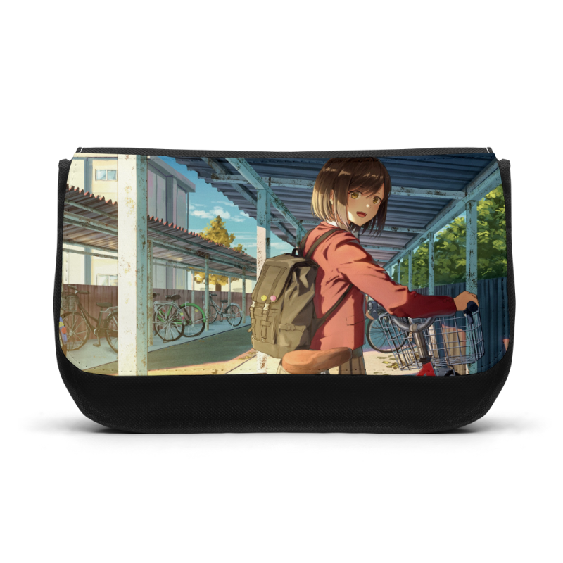 Trousse à Crayons - Rentrée scolaire école - imprimé Manga anime girl