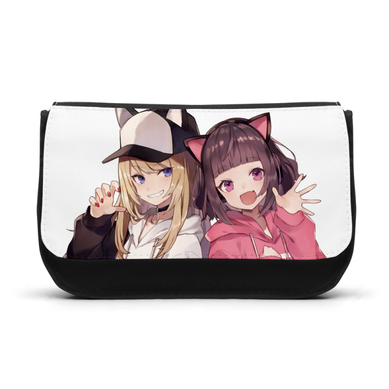 Trousse à Crayons - Rentrée scolaire école - imprimé Manga anime copines