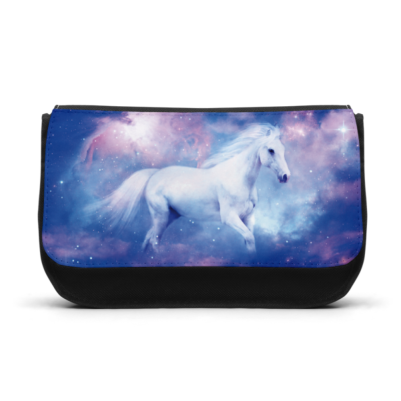 Trousse à Crayons - Rentrée scolaire école - imprimé Cheval Féérique