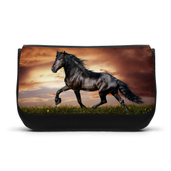 Trousse à Crayons - Rentrée scolaire école - imprimé Cheval