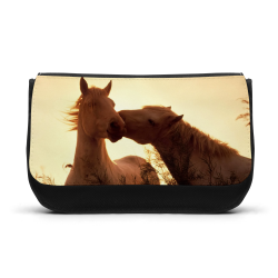 Trousse à Crayons - Rentrée scolaire école - imprimé Cheval