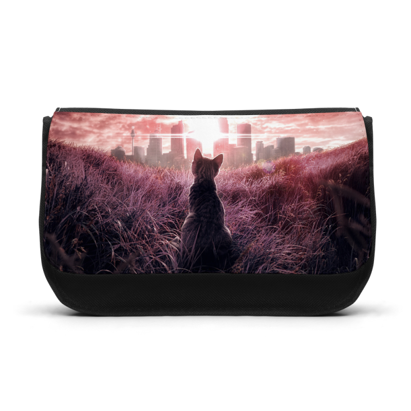 Trousse à Crayons - Rentrée scolaire école - imprimé chat