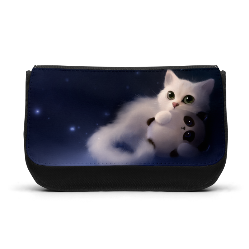 Trousse à Crayons - Rentrée scolaire école - imprimé chat panda