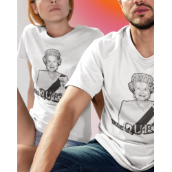 T-Shirt imprimé - Célébrité reine d'Angleterre - illustration Queen elizabeth