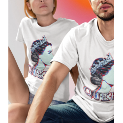 T-Shirt imprimé - Célébrité reine d'Angleterre - illustration Queen elizabeth