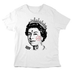 T-Shirt imprimé - Célébrité reine d'Angleterre - illustration Queen elizabeth Punk