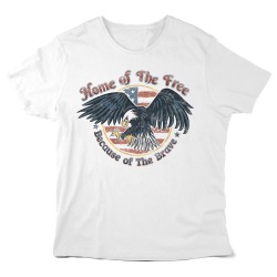 Aigle freedom T-Shirt imprimé - Rock vintage - illustration Aigle Amérique