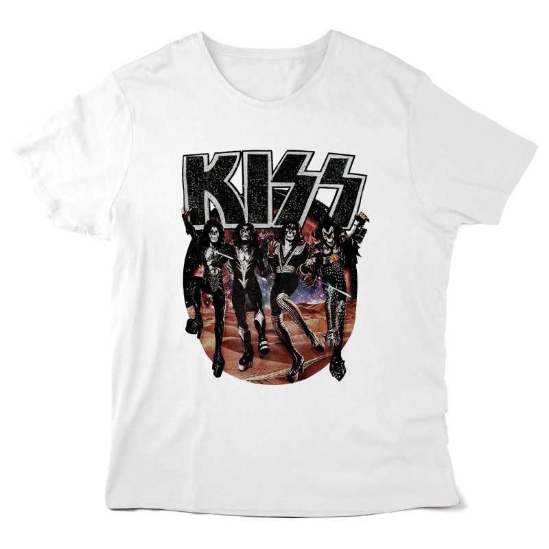 Aigle freedom T-Shirt imprimé - Rock vintage - illustration Kiss