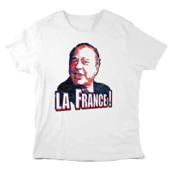 Aigle freedom T-Shirt imprimé - Célébrité - illustration Jacques Chirac la france