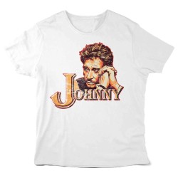 T-Shirt imprimé - Cinéma - illustration Célébrité - illustration Johnny