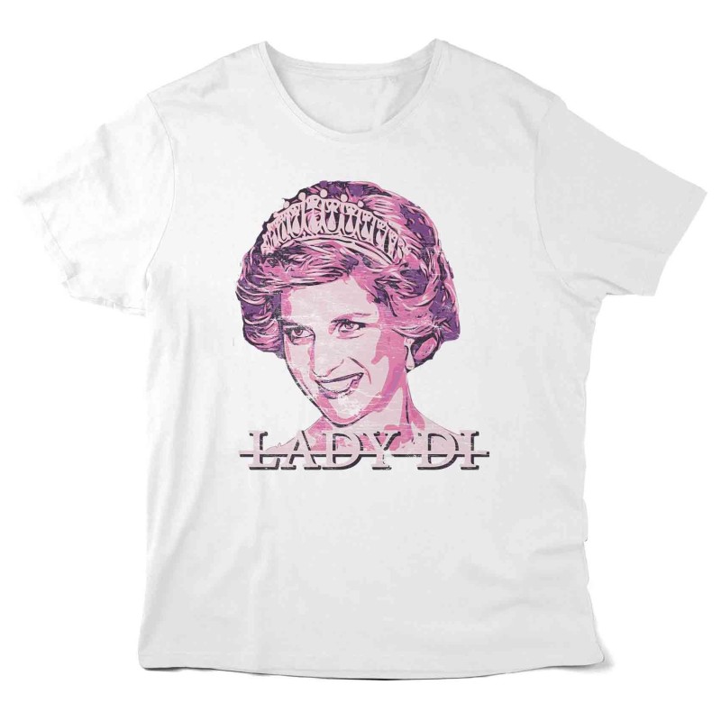 T-Shirt imprimé - Cinéma - illustration Célébrité - illustration Lady diana