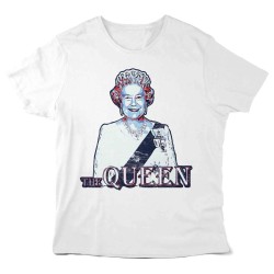 T-Shirt imprimé - Célébrité reine d'Angleterre - illustration Queen elizabeth