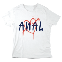 T-Shirt imprimé à message - Anal