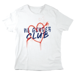 T-Shirt imprimé à message - No gender club